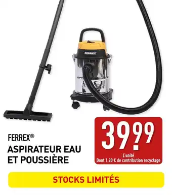 ALDI Ferrex aspirateur eau et poussière offre