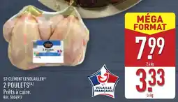 ALDI St-clément le volailler 2 poulets offre