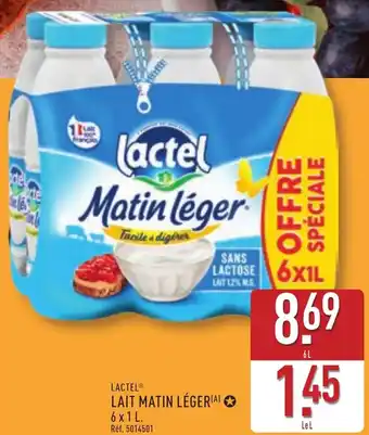 ALDI Lactel lait matin léger offre