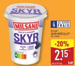 ALDI Milsani skyr myrtille offre