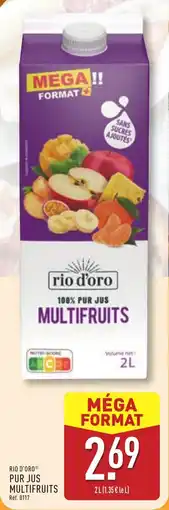 ALDI Rio d'oro pur jus multifruits offre