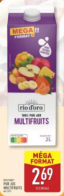 ALDI Rio d'oro pur jus multifruits offre