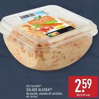 ALDI Deli'salades salade alaska Au surimi, ananas et carottes. Réf. 5013348 offre