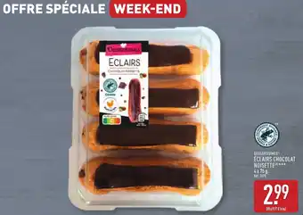 ALDI Desserissimes éclairs chocolat noisette offre