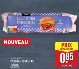 ALDI Trader joe's pain hamburger offre