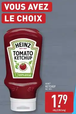 ALDI Heinz ketchup offre