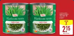 ALDI Fleurs des champs haricots verts très fins offre