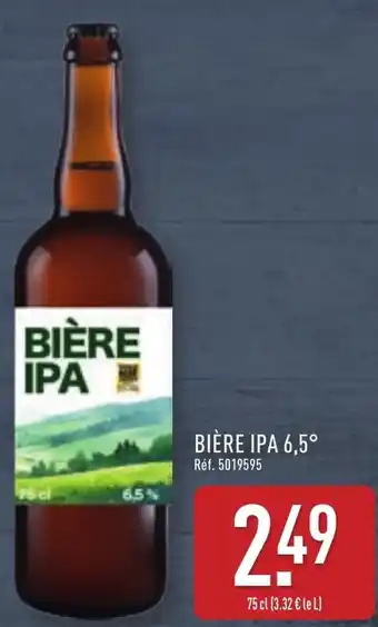 ALDI Bière ipa 6,5° offre