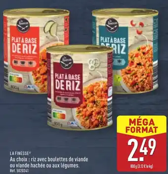 ALDI LA FINESSE offre