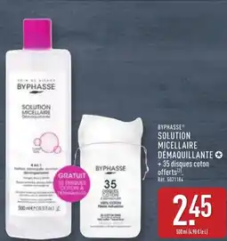 ALDI Byphasse solution micellaire démaquillante offre