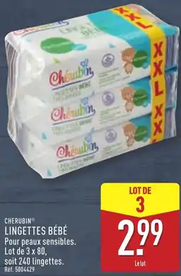 ALDI Cherubin lingettes bébé offre