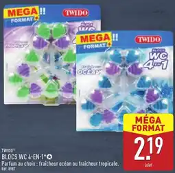 ALDI Twido blocs wc 4-en-1 offre