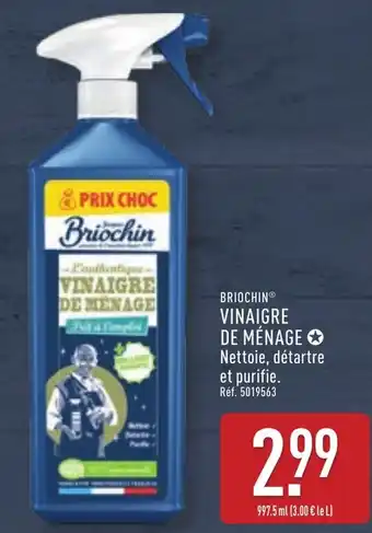 ALDI Briochin vinaigre de ménage offre