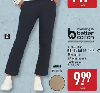 ALDI Up 2 fashion pantalon chino offre