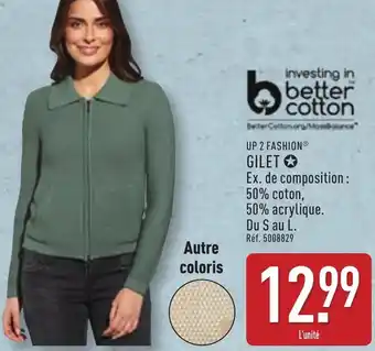 ALDI Up 2 fashion gilet offre