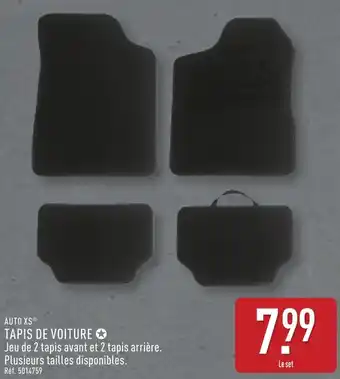 ALDI Auto xs tapis de voiture offre