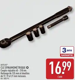 ALDI Auto xs clé dynamométrique offre