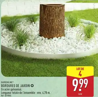 ALDI Gardenline bordures de jardin offre