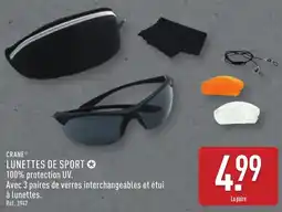 ALDI Crane lunettes de sport offre