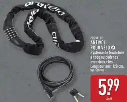 ALDI Provelo antivol pour vélo offre