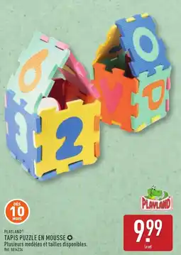 ALDI Playland tapis puzzle en mousse offre