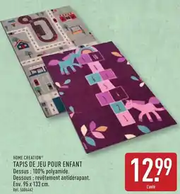 ALDI Home creation tapis de jeu pour enfant offre