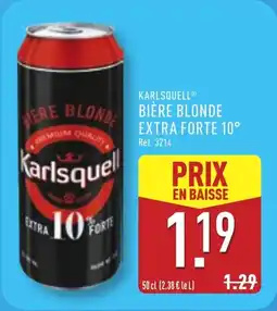 ALDI Karlsquell bière blonde extra forte 10° offre