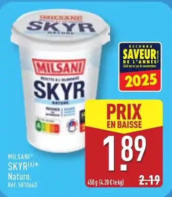 ALDI Milsani skyr offre