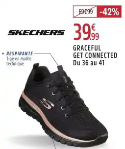 Intersport Skechers graceful get connected offre