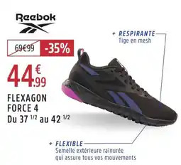 Intersport Reebok flexagon force 4 offre