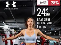 Intersport Under armour brassière de training femme offre