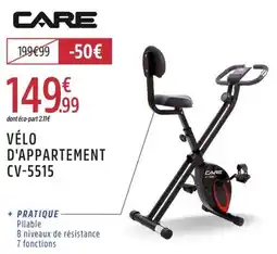 Intersport Care vélo d'appartement CV-5515 offre