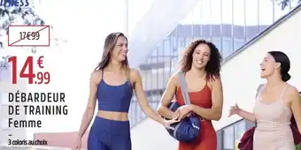 Intersport Débardeur de training femme offre