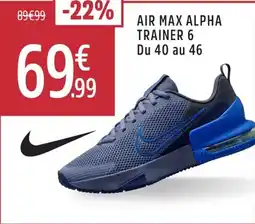 Intersport Air max alpha trainer 6 offre