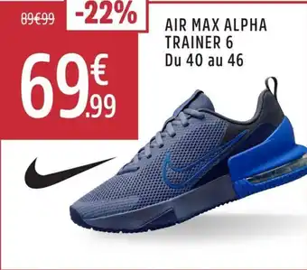 Intersport Air max alpha trainer 6 offre