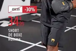 Intersport Short de boxe homme offre