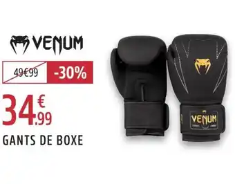 Intersport Venum gants de boxe offre