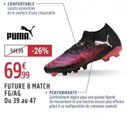 Intersport Puma future 8 match fg/ag offre