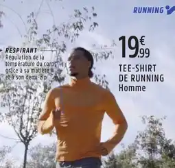 Intersport Tee-shirt de running homme offre