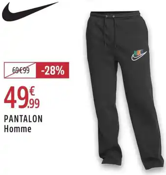 Intersport Pantalon homme offre