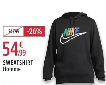 Intersport Sweatshirt homme offre