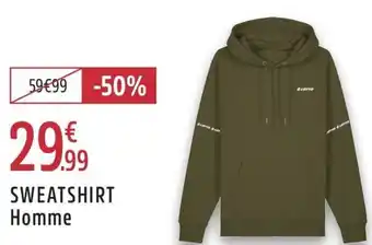 Intersport Sweatshirt homme offre