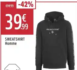 Intersport Sweatshirt homme offre