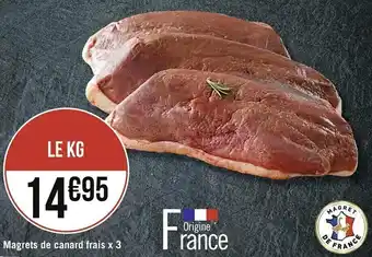 Casino Supermarchés Magrets de canard frais offre