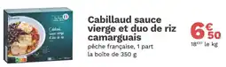 Picard Cabillaud sauce vierge et duo de riz camarguais offre