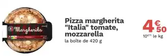 Picard Pizza margherita Italia tomate, mozzarella offre