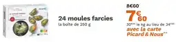 Picard 24 moules farcies offre