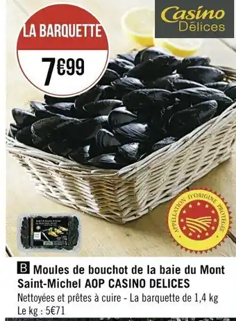 Moules de bouchot de la baie du Mont Saint-Michel