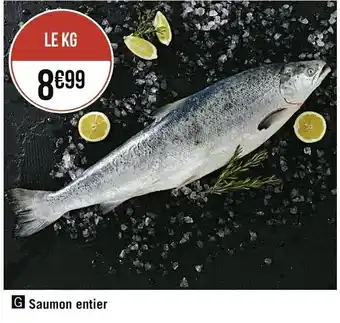 Casino Supermarchés Saumon entier offre