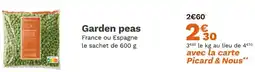 Picard Garden peas offre